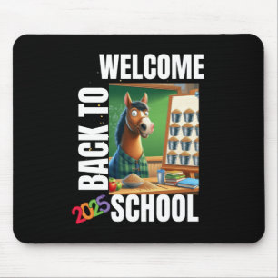 Welcome Back To School 2025 Sticker Mouse Pad