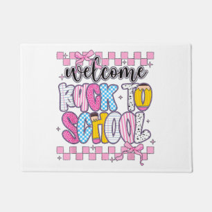 Welcome Back to School 2026 First Day Teachers Stu Doormat