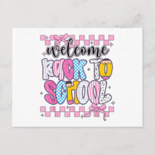 Welcome Back to School 2026 First Day Teachers Stu Holiday Postcard