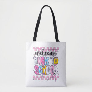Welcome Back to School 2026 First Day Teachers Stu Tote Bag
