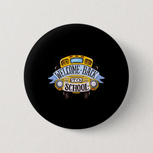 Welcome Back To School 6 Cm Round Badge