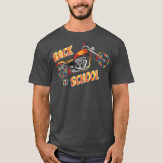 Welcome Back To School, Biker, Motorbike  T-Shirt