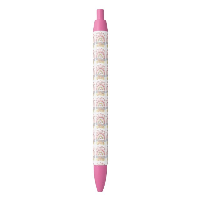 Welcome back to school  black ink pen (Front Vertical)