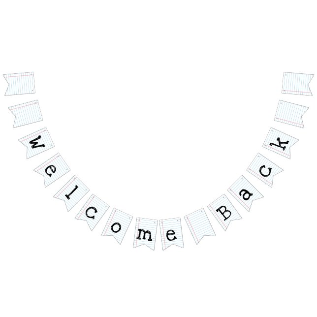 Welcome Back to School Bunting (All)