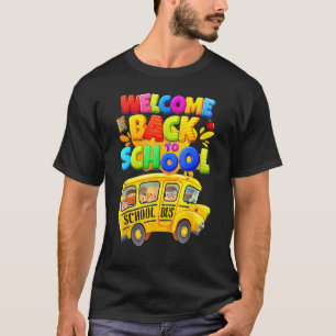 Welcome Back To School Bus Driver Mens Boys T-Shirt