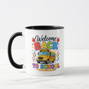 Welcome Back to School Bus Driver Tees First Day o Mug