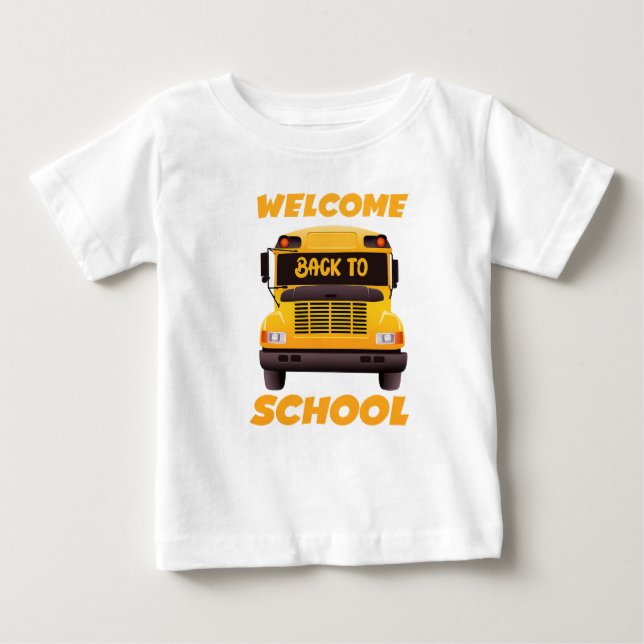 Welcome Back to School Bus Shirt (Front)