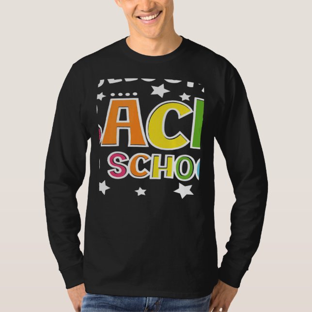 Welcome Back To School Christmas 2023 Outfit Half  T-Shirt (Front)