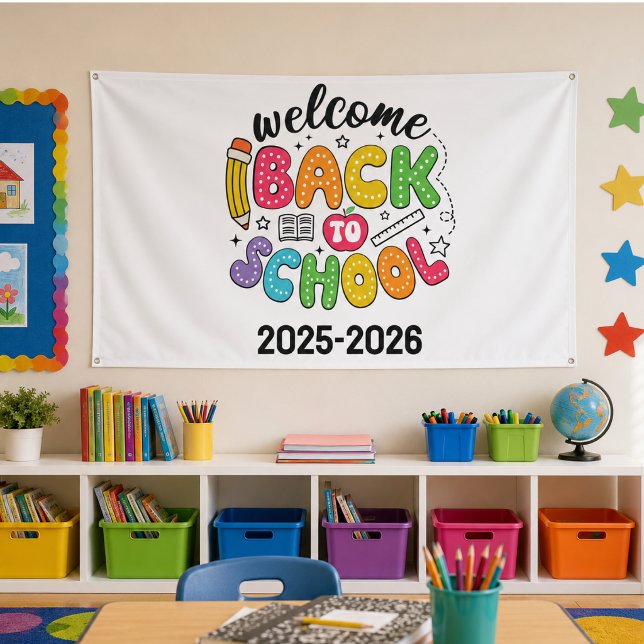 Welcome Back to School | Classroom Banner (Welcome Back to School | Classroom Banner)