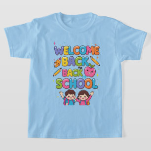 WELCOME BACK TO SCHOOL – Colourful Kids T-Shirt De