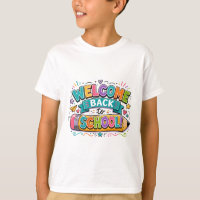 Welcome Back to School Colourful Pencil Typography