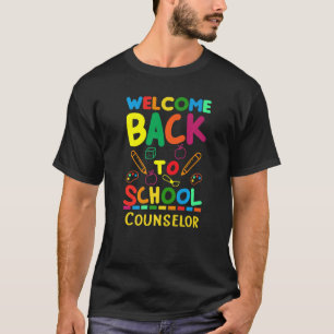 Welcome Back To School Counsellor T-Shirt