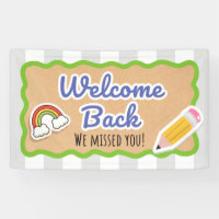 Welcome Back to School First Day Classroom Banner 