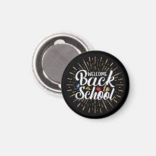 Welcome Back To School First Day Of School Magnet