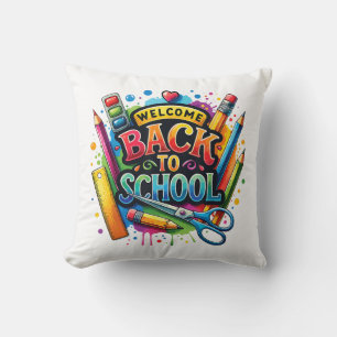 Welcome Back To School First Day of School Teacher Cushion