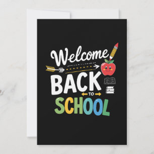 Welcome Back To School First Day of School Teacher Invitation