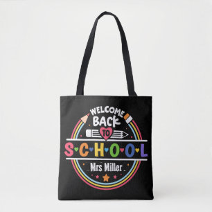 Welcome Back to School – Fun & Colourful Classroom Tote Bag