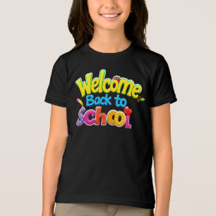 Welcome Back to School – Fun & Colourful School  Tri-Blend Shirt