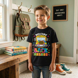 Welcome Back To School Funny Outfit School Bus T-Shirt