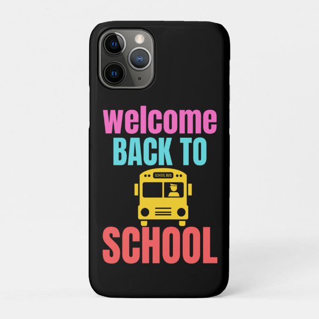 Welcome Back To School Funny Teacher Love Gift Case-Mate iPhone Case (Back)