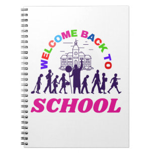 Welcome Back To School Funny Teacher Love Gift Notebook