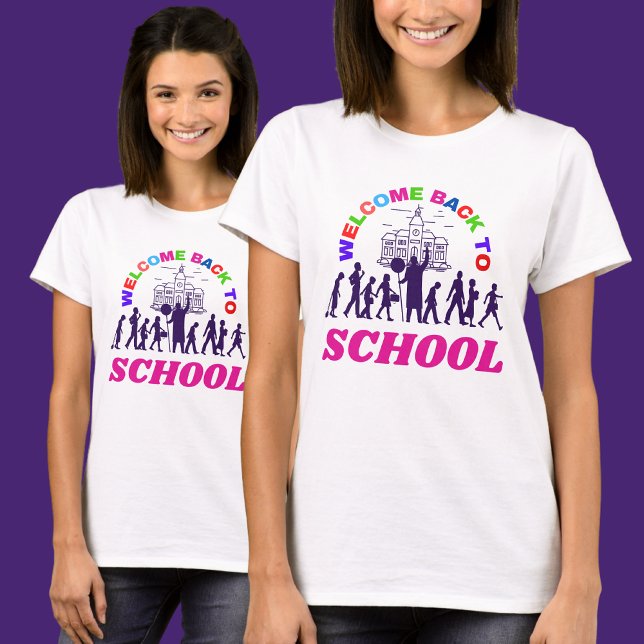 Welcome Back To School Funny Teacher Love Gift T-Shirt (Creator Uploaded)