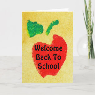 Welcome Back To School Greeting Card