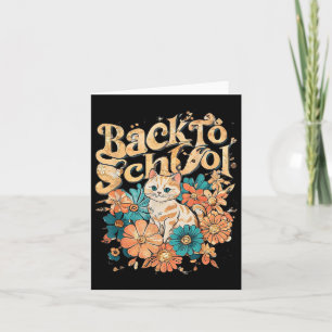 Welcome Back-to-school Happy First Day For Teacher Card
