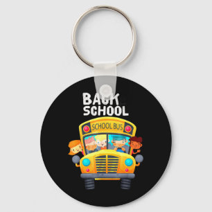 Welcome Back To School I Love My School School Bu Key Ring