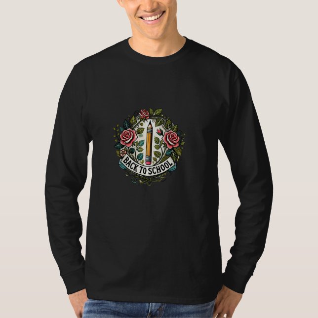 Welcome Back to School illustration T-Shirt (Front)