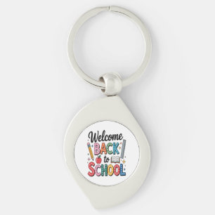 Welcome Back To School Key Ring