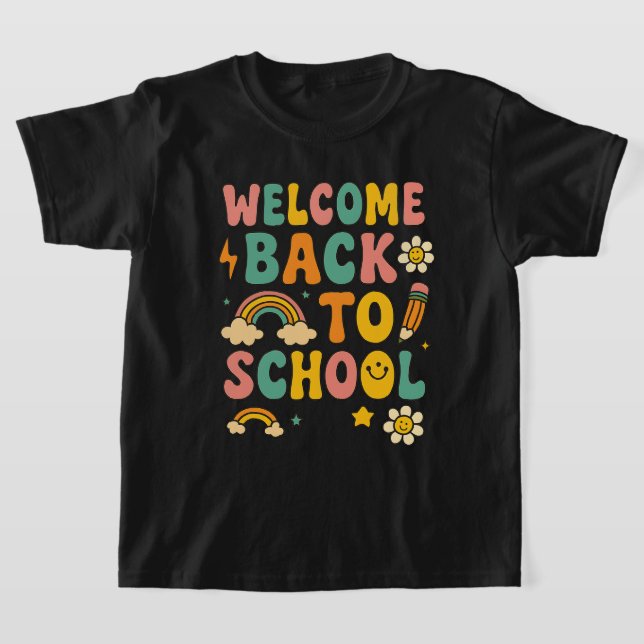 Welcome Back To School Kids Tee (Laydown)
