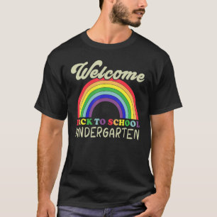 Welcome Back To School Kindergarten Teacher Studen T-Shirt