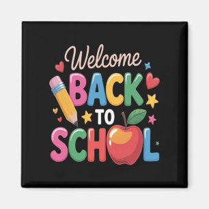 Welcome Back To School Learning Adventure Magnet