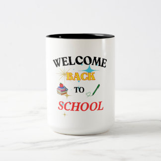 Welcome Back to School Mug – Fun & Colourful Coffe