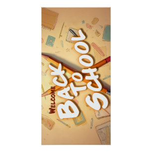 Welcome Back to School – Pencil Art Design Poster