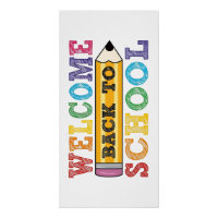 Welcome Back to School – Pencil Illustration