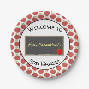 Welcome Back to School Personalised Teacher Plates