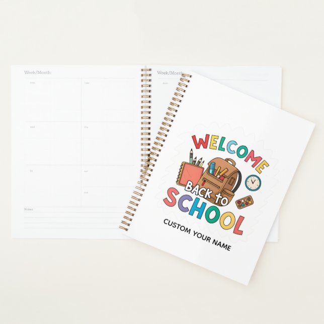 WELCOME BACK TO SCHOOL PLANNER (Display)
