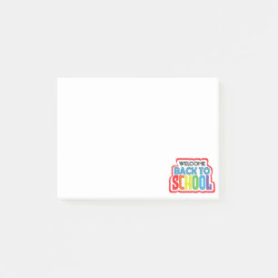 Welcome Back to School  Post-it Notes