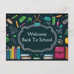 Welcome Back To School Postcard