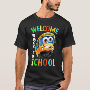 Welcome Back To School School Bus Driver Mens Boy T-Shirt