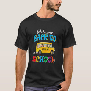 Welcome Back to School  School Bus Driver Mens Boy T-Shirt