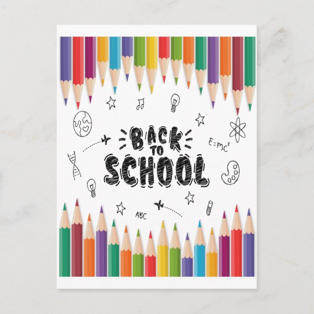 Welcome Back To School Shirt, First Day Of School Postcard (Front)