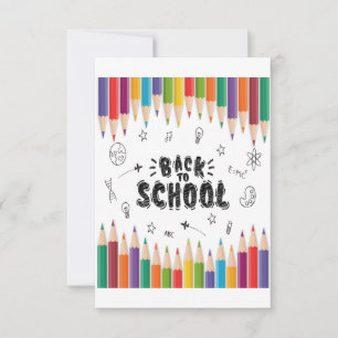Welcome Back To School Shirt, First Day Of School Thank You Card