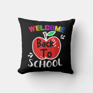 Welcome Back To School Shirt Funny Teachers Studen Cushion