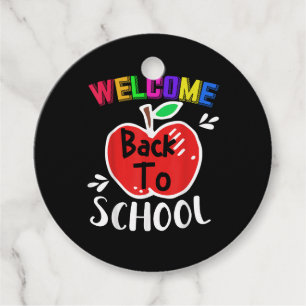 Welcome Back To School Shirt Funny Teachers Studen Favour Tags