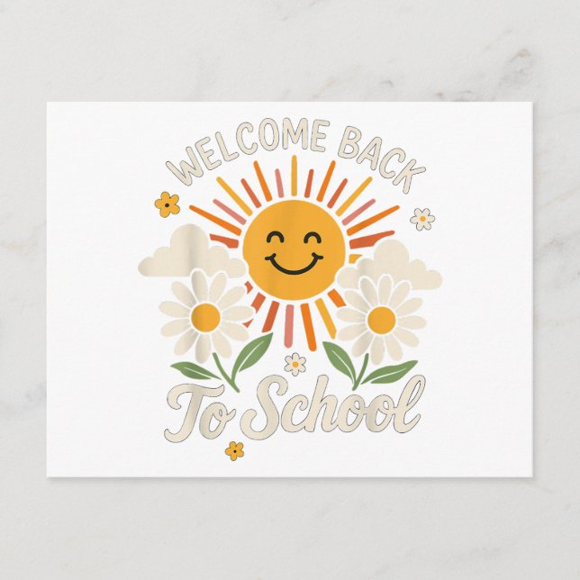 Welcome Back To School Shirts First day of school  Enclosure Card (Front)