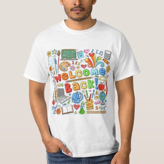 Welcome Back To School T-Shirt (Front)