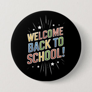 Welcome Back To School Teacher First Day of School 7.5 Cm Round Badge